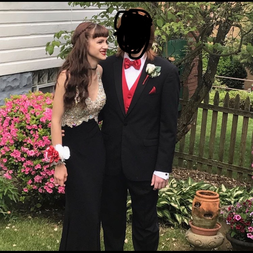 Bedazzled prom dress